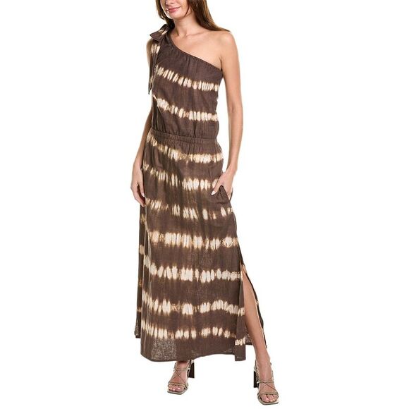 SOLE | Dresses | Sole Oneshoulder Linenblend Maxi Dress | Poshmark